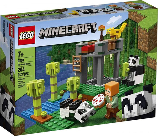 Lego Minecraft The Panda Nursery 21158 Construction Toy for Kids Great Gift for Fans of Minecraft and Pandas New 2020 (204 Pieces)