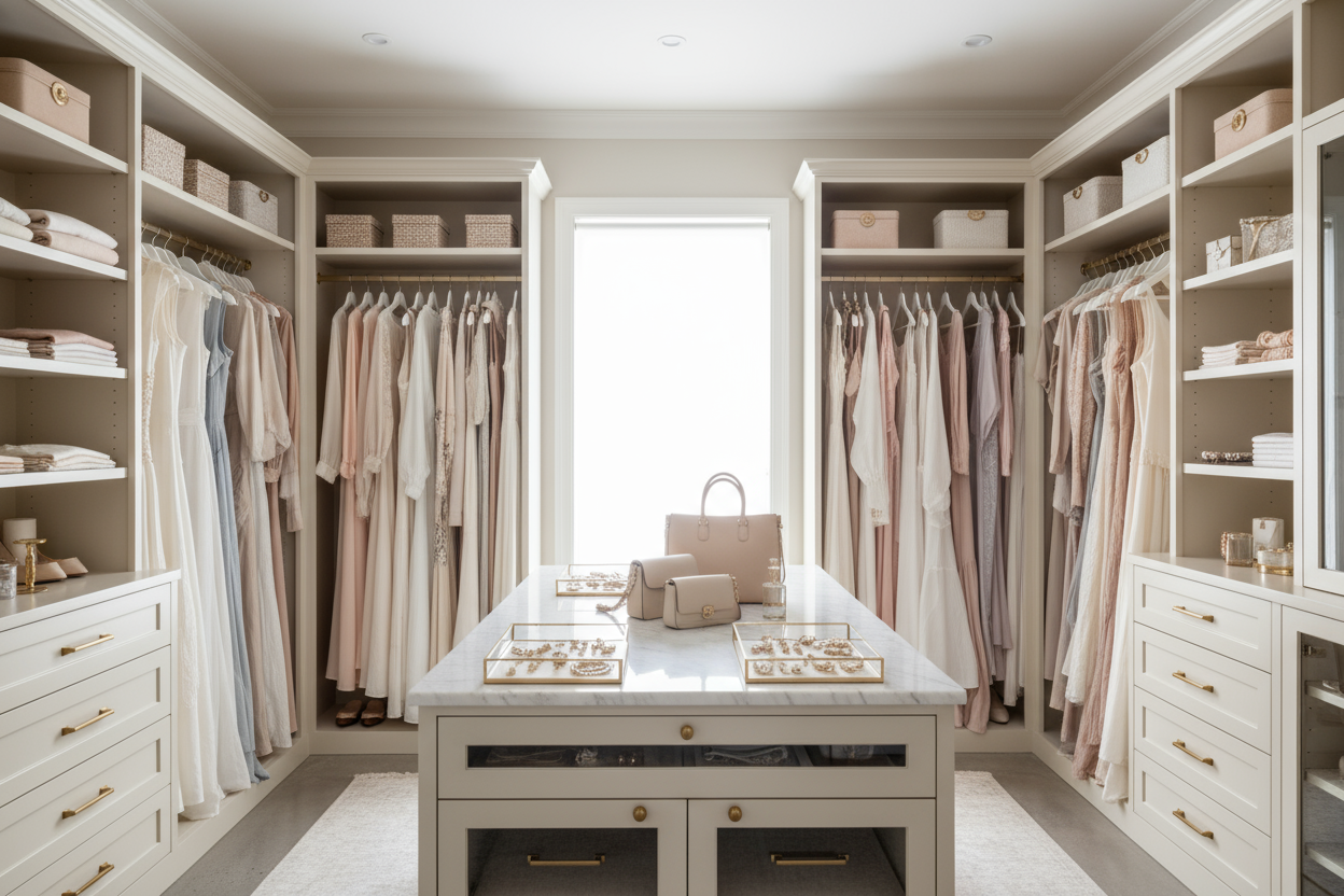 jasna garderoba kobiety